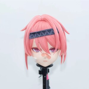 Handmade Female/Girl Crossdressing Resin Kig Mask Anime figures Cosplay Japanese Anime Role Play Kigurumi Mask Doll BJD