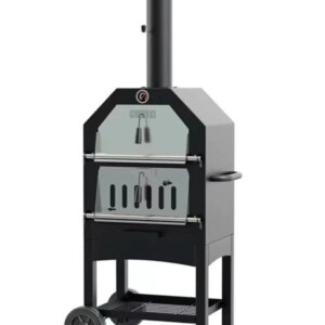 Outdoor pizza oven charcoal firewood barbecue grill household commercial bread kiln stainless steel