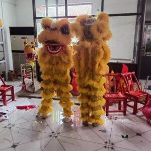 Lion Dance Prop Australian Wool South Lion Children’s Single Jumpsuit Set Complete Set