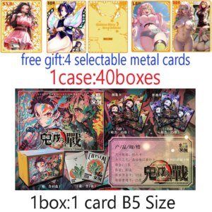 “Demon Slayer: The Third” B5 Collectible Card” Japanese Anime Kimetsu No Yaiba Booster Box Tcg Cards Toy Hobbies Gifts