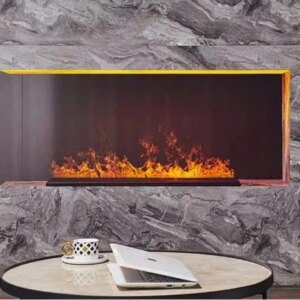 5 year warranty automizing 5d simulation flame mist water vapor electric fireplace heating steam