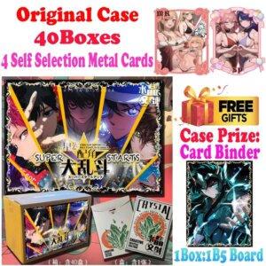 2025 Newest Case Crystal Culture B5 Size Mixed Anime Supporting Roles Collection Card Board ACG CCG TCG Chrismas Hobbies Gift
