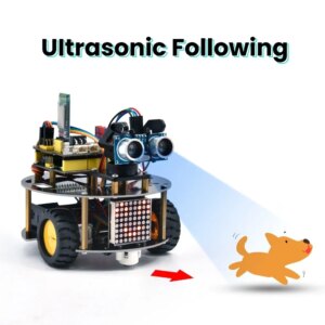 Keyestudio Multifunction Smart Little Turtle Robot Car V3.0 for Arduino Robot STEM Kids Toy Programable Robot Kit Toys