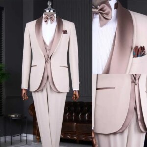 Fashion Wedding Suit for Man Streetwear 2 Pieces Casual Jacket Pant Formal Occasions Party Suits for Men Business Customized