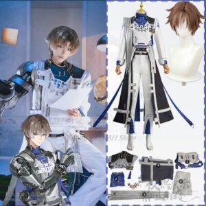 Xiangli Yao Anime Game Wuthering Waves Cosplay Handsome Man Costume Fashion Uniforms Coat Wigs For Halloween Party Customized