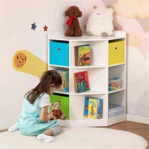 Kids Storage Cabinet – Durable Organizer for Playroom & Nursery (Fast Shipping Available)