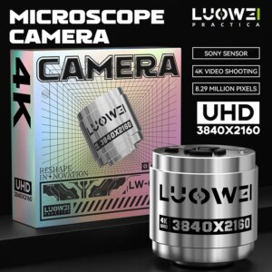 LUOWEI UHD 3840X2160 Microscope Camera/LW-GK40/Camera Updating/5X Digital Zoom/829W Ture 4K/HDMI Image Output