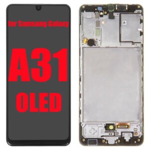 LCD screen with fingerprint touch sensor for Samsung Galaxy A31 LCD, spare part for a315f/ds a315f