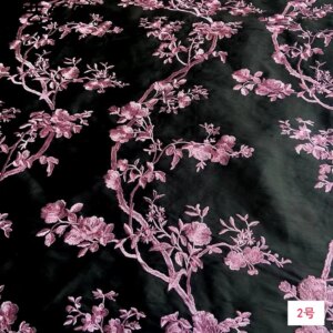 Heavy-Duty Embroidery Real Silk Double Palace Fabric Embroidered Vest Hanfu Cheongsam Dress