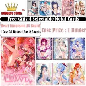 Heart Dimension 2 A5 Board – Goddess Story Collection Anime Waifu Booster Box Swimsuit Party Doujin Anime Girl Toys Hobby Gift