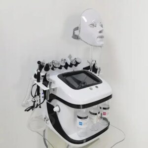 11 in 1 Portable Multifunction Hydra Dermabrasion Hydra Peeling Vacuum Blackhead Remover Skin Care machine With Led Facial Masks