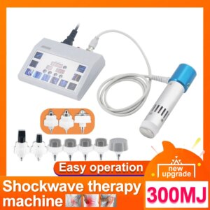 300MJ Shockwave Therapy Machine Deep Body Massage With 10 Massage Heads Relief of Limb Muscle Pain ED Treatment Portable Device