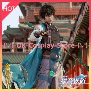 [Custom Made] Game Honkai: Star Rail Dan Heng Cosplay Costume Chinese Ancient Suit Party Clothing Halloween Carnival Uniforms