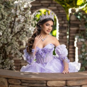 Customized Lavender Purple Off Shoulder Quinceanera Dress Lace sequin applique Tull ruffle layering vestidos de 15 Quinceanera