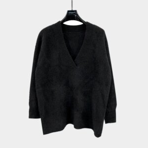 Autumn and Winter Women’s New Lazy Style jumpers Fashionable and Versatile V-neck Slim Knit Sweater Loose Jacket Sweater Tops