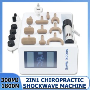 300mj Shockwave Therapy Machine Pain Relief ED Treatment 1800N Chiropractic Adjusting Tool Therapy Spine Correction Tool Chirop