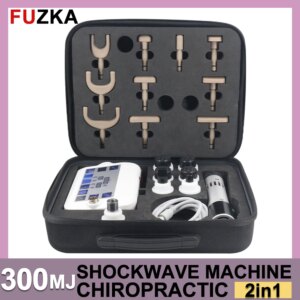 Shockwave Therapy Machine With 17 Heads 300mj Shock Wave Equipment ED Treatment Pain Relief Body Massage Portable Chiropractic