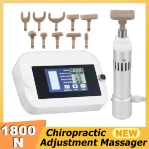 1800N Electric Chiropractic Ajusting Tools Spinal Correction Massager With 16 Operating Mode Muscle Pain Relief Therapy Machine