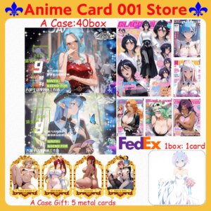 Case Wholesales Goddess Story Collection Cards Anime Goddess Big Card Playing Cards Games Toys Gifts Collection Card