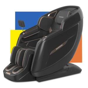 New Luxury Electric Shiatsu Ai Massage Chair Dual 4d zero Gravity Heart Rate Full Body Massager Chair