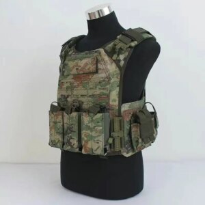 Outdoor Camouflage Vest Suit Training One-Piece Wear-Resistant