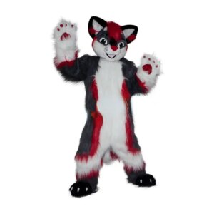 Cosplay Suit Halloween Husky Mascot Costume Birthday Party Performance Costume