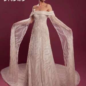 Sexy Spaghetti Strap Bridal Gown 2025 Romantic Sleeveless Wedding Dress Shiny Mermaid Shiny Floor-Length Gown Customized