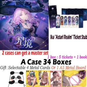 New Ika Collection Ticket Stub Astarl Realm Hobby Collection Card Anime Doujin Booster Box Rare Cards Toy Gifts
