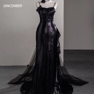 2024 New Novelty Long Dresses Fashion Vintage Simple Scoop Neck Satin Sleeveless Lace Up Slim Evening Party Women Sexy Dress