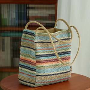 High end women’s hand woven bag [20 pieces A545】