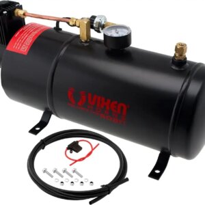 Gallon (3 Liter) Train/Air Horn Tank with 150 PSI Compressor Onboard System/Kit