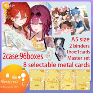 Newest Mandarin Orange A5 Size Sexy Waifu Boards Collection Game Board Doujin Booster Box Nude Card Toys Gifts