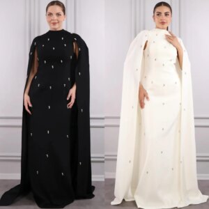 Customized Jersey Sequined Pleat Christmas Sheath Off-the-shoulder Bespoke Occasion Gown Long Dresses