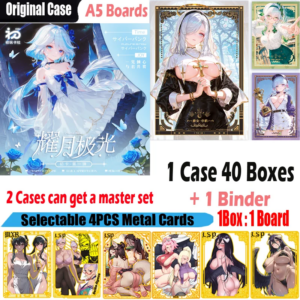 A5 Size Board “Moonlight Aurora ” Waifu Collection Card Hobby Genshin CCG Card Shenhe Doujin Toys Board Gifts