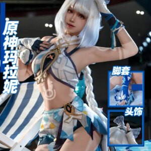 ViVi-Cos Genshin Impact Mualani Women Cosplay Costume Cos Game Anime Party Uniform Hallowen Play Role Clothes Clothing