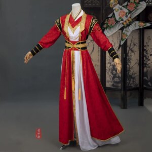 Cosplay Costume Game Coswear Bai Qi Wedding Dress Full Set Of Ancient Style Han Fu Halloween Play