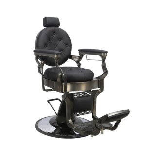 Top Selling Vintage Salon Barber Chairs Men’s Barber Shop Can Put Down the Shaving Chair Black Vintage Barber Chair