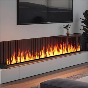 5 Years Warranty Length 3D steam water vapour electric fireplace 3000mm