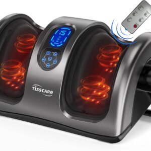 New Shiatsu Foot Massager with Heat: Foot Massager for Plantar Fasciitis, Massage Feet/Leg/Calf/Ankle at Home/Office