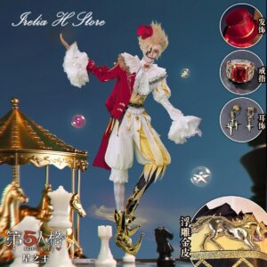 Irelia H Identity V Hullabaloo Cosplay Costume Acrobat Cosplay Brightest Star Mike Morton Uniform Suit Halloween Costumes