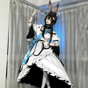 Irelia H Store Amiya from Arknight Amiya Cosplay Costume women VER game anime halloween party dress