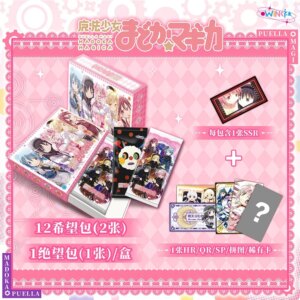 Wink Club Puella Magi Madoka Magica Collection Cards Anime Flash Madoka Homura Sayaka Mami Kyouko Rounded Corners Thick Cards
