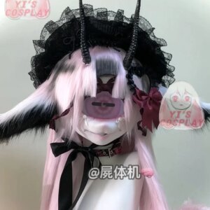 Yis cosplay Custom Furry head Kigurumi Head Cosplay Kemono Fursuit Handmade Headsets Beast Customized Fursuit Kemono Head