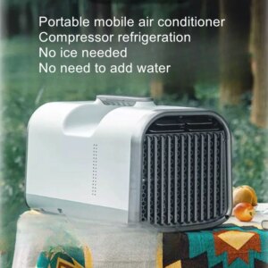 Outdoor 24V stationed car portable mini compressor cooling small tent travel camping mobile air conditioning