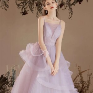 Sexy Spaghetti Straps Prom Dress 2024 Charming A-Line Evening Dresses Elegant Sleeveless Floor-length Gowns Vestidos De Novia