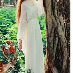 European Style Vintage Court Style Lolita Dress Temperament Long