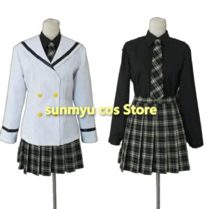 Is the Order a Rabbit? Rize Tedeza Cosplay Costume Custom Size Rize Cosplay  Girls School Winter Uniform