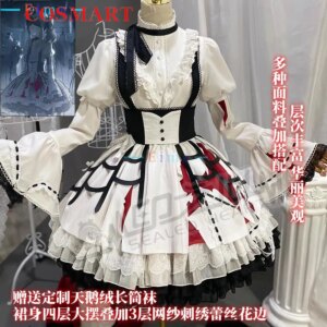 Akiyama Mizuki Cosplay Costume Game Project Sekai Cosplay Dress Cute Lolita Halloween Carnival Uniforms Party Suit Custom Made