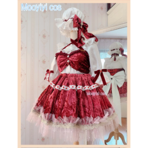 New Mooyiyi cos Flandre Scarlet Cosplay costume Halloween Christmas Role Playing Party Comic Lolita Dress New Project customized