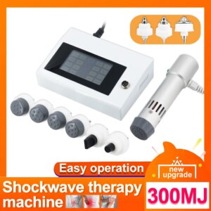 Shockwave Therapy Machine With 10 Heads Easy Operation Targets Muscle Pain Relief Tendonitis And Arthritis Body Massager 300MJ